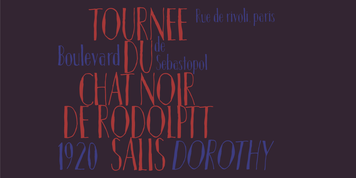 Beispiel einer TOMO Dora Sans-Schriftart #5